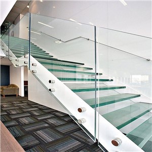 Tempered Safety Glass Rau Handrail