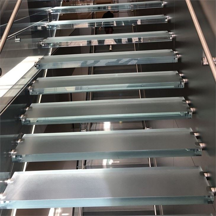 Laminated Glass Panel Stairs Treads